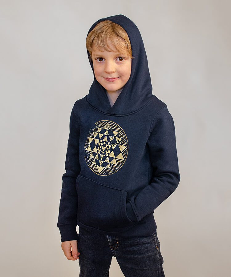 organic fashion kids sri yantra organic hoodie